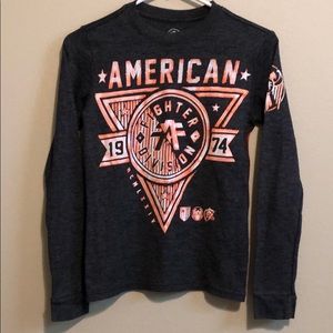 American Fighter Long Sleeve Thermal Youth Small